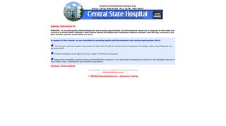 DBHDD University - Central State Hospital
