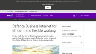 Defence Business Internet - BT