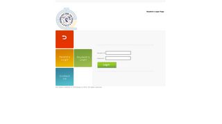 Student's Login Page