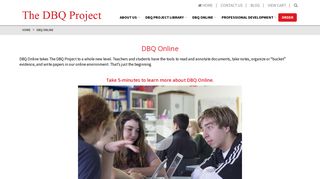 DBQ Online - The DBQ Project