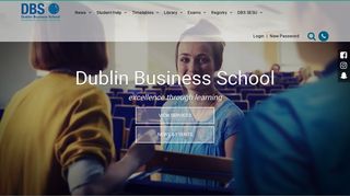 DBS Students Website - Dublin Business School