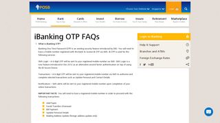 General FAQ on iBanking OTP | POSB Bank Singapore