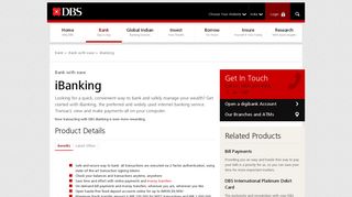 Internet Banking Services | iBanking by DBS Bank India
