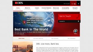 DBS Bank - The Development Bank of Singapore Limited | DBS Group