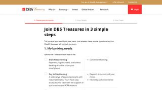 Open a DBS Account | DBS Bank India