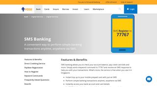 SMS Banking | POSB Singapore