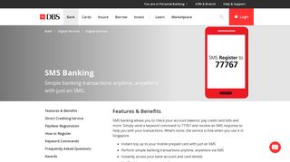 SMS Banking | DBS Singapore - DBS Bank