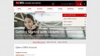 Getting Started | DBS Vickers Online Trading - DBS Bank