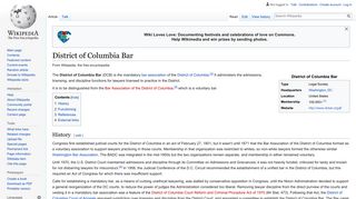 District of Columbia Bar - Wikipedia