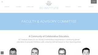 Faculty & Advisory Committee | DC Institute