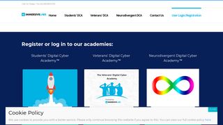 Log in page - Digital Cyber Academy