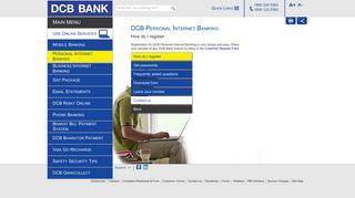 How Do I Register - DCB Bank