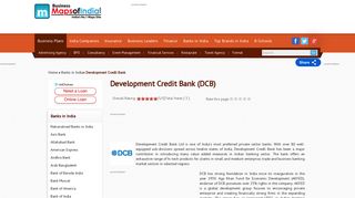 Development Credit Bank (DCB) – Retail, SME Banking Services ...