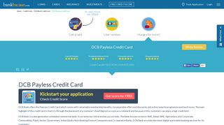 DCB Payless Credit Card - Apply Online in India - BankBazaar