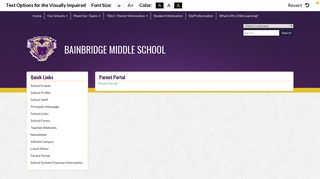 Parent Portal - Bainbridge Middle School