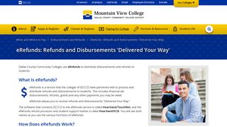 eRefunds: Refunds and Disbursements 'Delivered Your Way ...