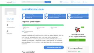 Access webmail.dccnet.com.