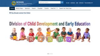 NC DHHS: Division of Child Development and Early Education