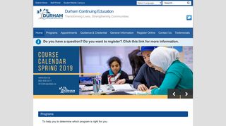 Home - Durham Continuing Education - Durham District School Board