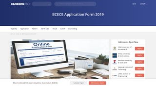 BCECE Application Form 2019, Registration – Apply online here