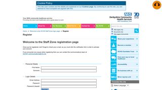 Home > Welcome to the DCHS Staff Zone login page > Register