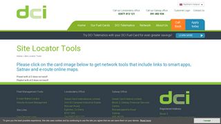 Site Locator Tools - Diesel Card Ireland - DCI Fuel Card