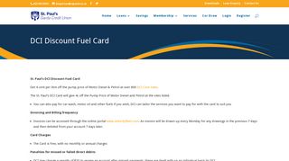 DCI Fuel Card | St Pauls Garda Credit Union