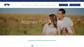 Acumen Portal Login - Acumen Fiscal Agent