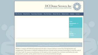 DCI Donor Services, Inc - Organ Procurement Organization - Saving ...