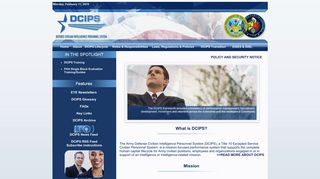 DCIPS Home - Army Intelligence