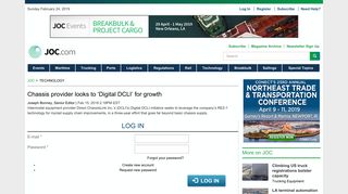 US Business: Chassis provider looks to 'Digital DCLI' for growth