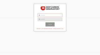 DCO Data Portal: Log In - Register