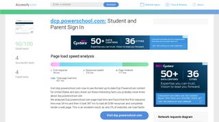 Access dcp.powerschool.com. Student and Parent Sign In