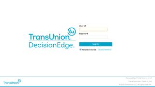 TransUnion | DecisionEdge