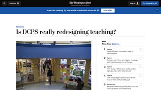 Is DCPS really redesigning teaching? - The Washington Post