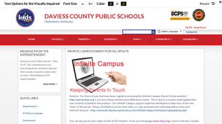 Infinite Campus Parent Portal Update - Daviess County Public Schools