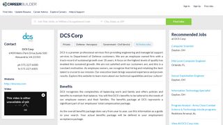 Work at DCS Corp | CareerBuilder