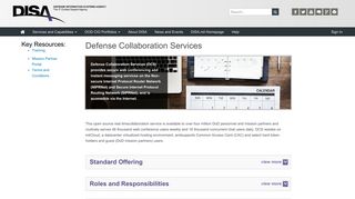 DISA: Defense Collaboration Services (DCS)