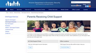 My Online Child Support Services | Arizona Department of Economic ...