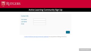 Active Learning Community Sign Up Form | Digital Classroom Services