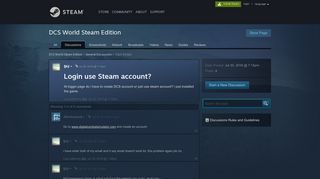 Login use Steam account? :: DCS World Steam Edition General ...