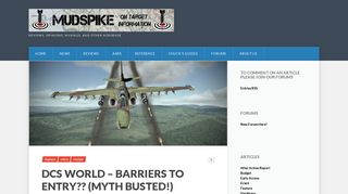 DCS World – Barriers to Entry?? (Myth Busted!) | Mudspike