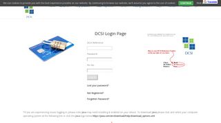 DCSI Login Page | DCSI