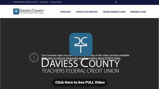 Daviess County Teachers Federal Credit Union: Home