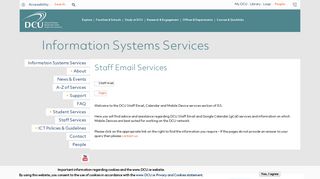 Email - Staff Email Services | Information Systems & Services | DCU
