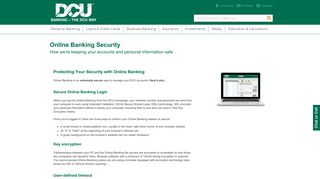 Online Banking Security | DCU | MA | NH