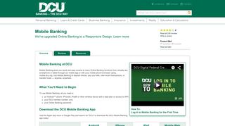 Mobile Banking | DCU | Massachusetts | New Hampshire