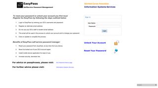 Email - Password Reset | Information Systems & Services | DCU