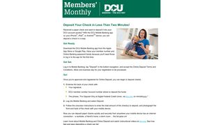 DCU - Members' Monthly - BlueSpire Strategic Marketing