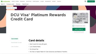 DCU Visa Platinum Rewards Credit Card Review | NerdWallet